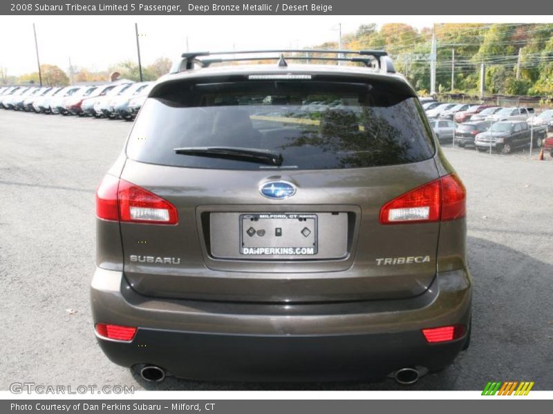 Deep Bronze Metallic / Desert Beige 2008 Subaru Tribeca Limited 5 Passenger