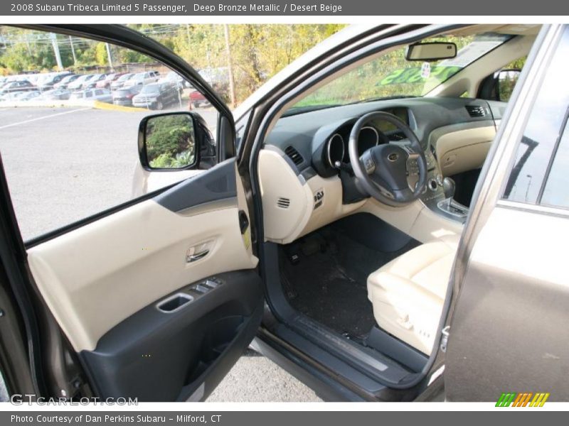 Deep Bronze Metallic / Desert Beige 2008 Subaru Tribeca Limited 5 Passenger