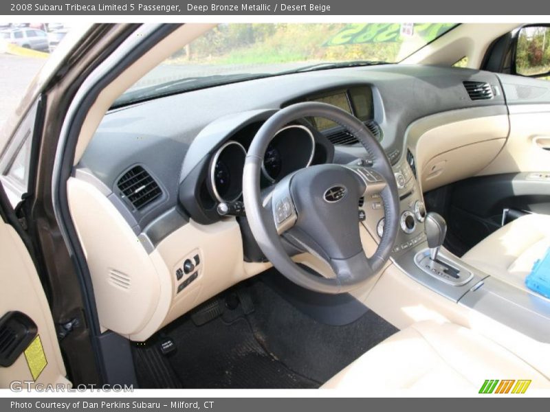 Deep Bronze Metallic / Desert Beige 2008 Subaru Tribeca Limited 5 Passenger