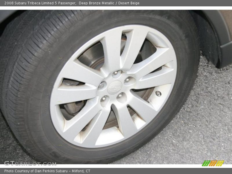 Deep Bronze Metallic / Desert Beige 2008 Subaru Tribeca Limited 5 Passenger