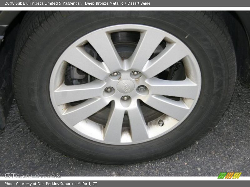 Deep Bronze Metallic / Desert Beige 2008 Subaru Tribeca Limited 5 Passenger