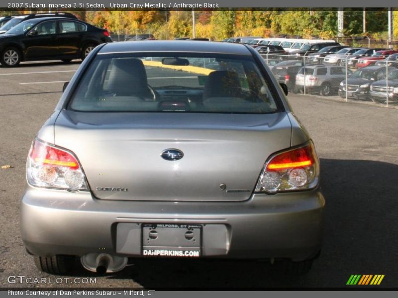 Urban Gray Metallic / Anthracite Black 2007 Subaru Impreza 2.5i Sedan