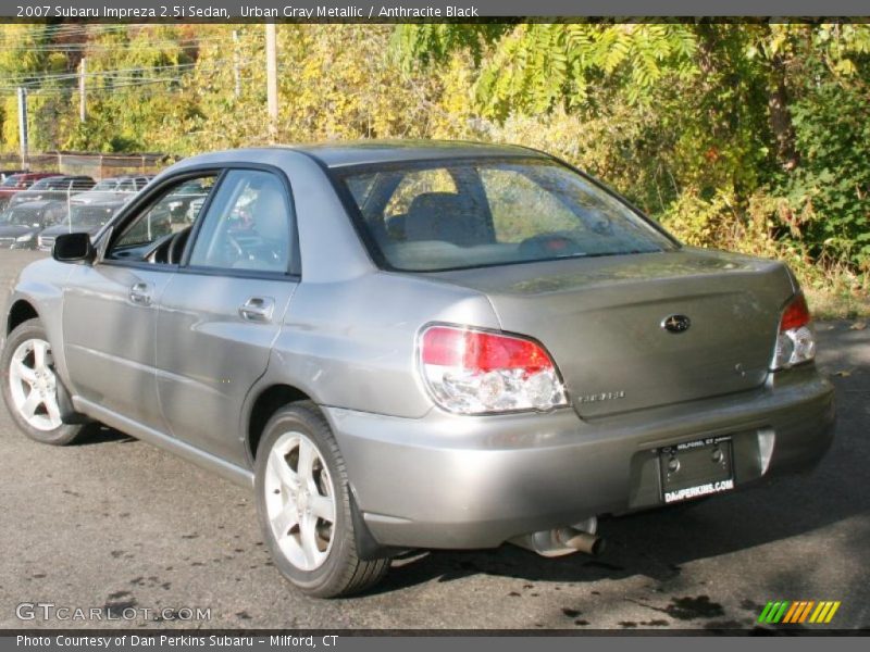 Urban Gray Metallic / Anthracite Black 2007 Subaru Impreza 2.5i Sedan