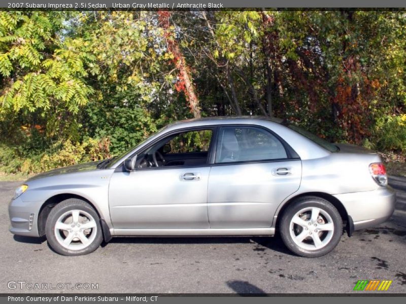 Urban Gray Metallic / Anthracite Black 2007 Subaru Impreza 2.5i Sedan