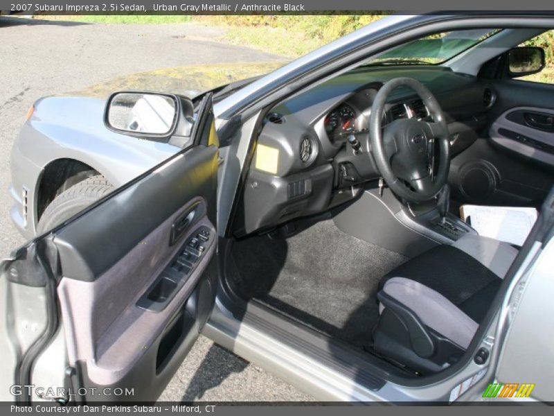 Urban Gray Metallic / Anthracite Black 2007 Subaru Impreza 2.5i Sedan