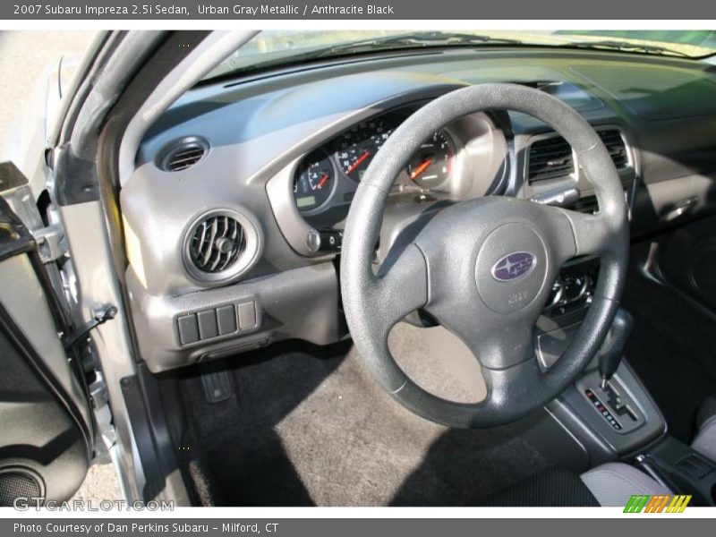 Urban Gray Metallic / Anthracite Black 2007 Subaru Impreza 2.5i Sedan