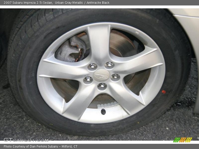 Urban Gray Metallic / Anthracite Black 2007 Subaru Impreza 2.5i Sedan