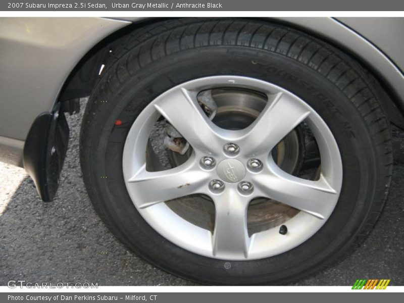 Urban Gray Metallic / Anthracite Black 2007 Subaru Impreza 2.5i Sedan