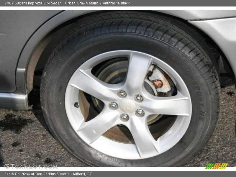 Urban Gray Metallic / Anthracite Black 2007 Subaru Impreza 2.5i Sedan