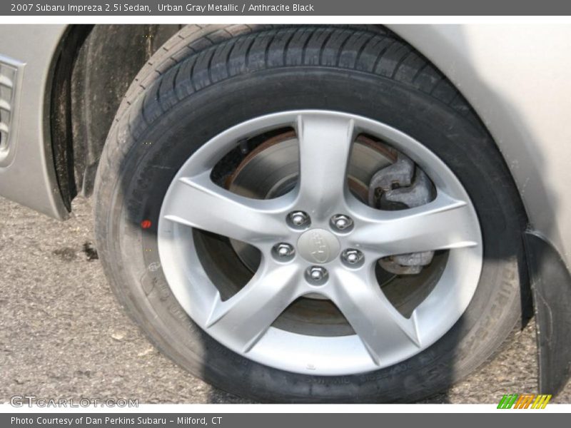Urban Gray Metallic / Anthracite Black 2007 Subaru Impreza 2.5i Sedan
