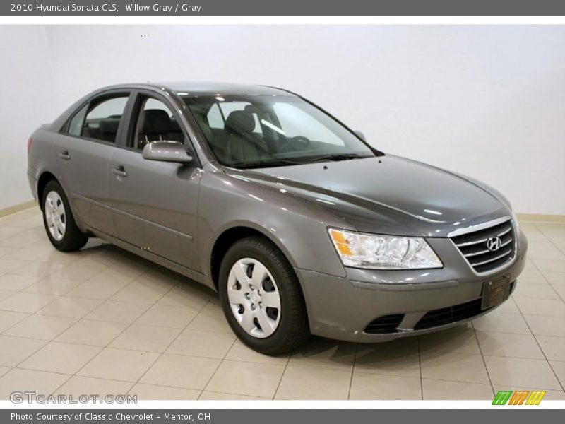 Willow Gray / Gray 2010 Hyundai Sonata GLS