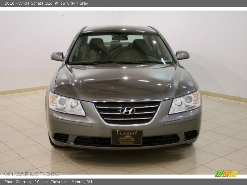 Willow Gray / Gray 2010 Hyundai Sonata GLS