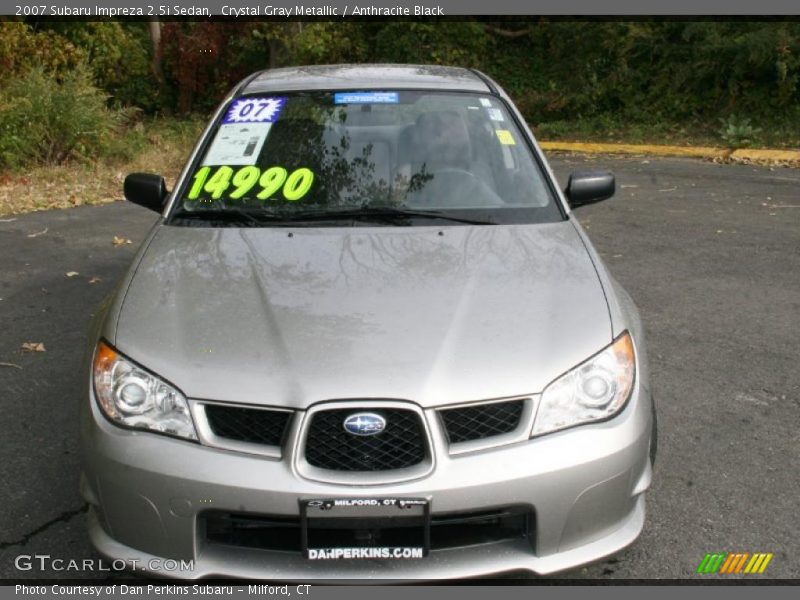 Crystal Gray Metallic / Anthracite Black 2007 Subaru Impreza 2.5i Sedan
