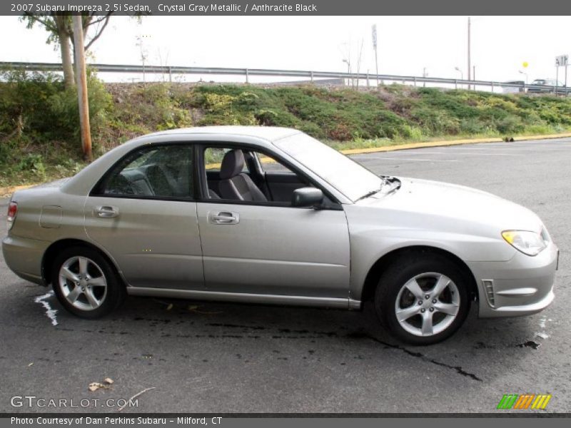 Crystal Gray Metallic / Anthracite Black 2007 Subaru Impreza 2.5i Sedan