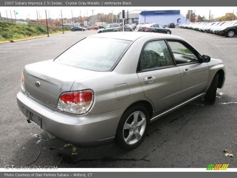 Crystal Gray Metallic / Anthracite Black 2007 Subaru Impreza 2.5i Sedan