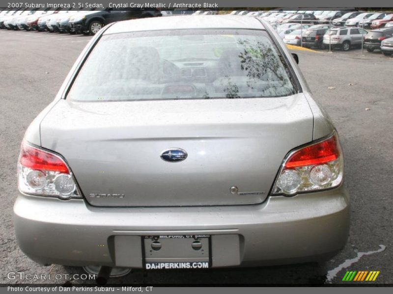 Crystal Gray Metallic / Anthracite Black 2007 Subaru Impreza 2.5i Sedan