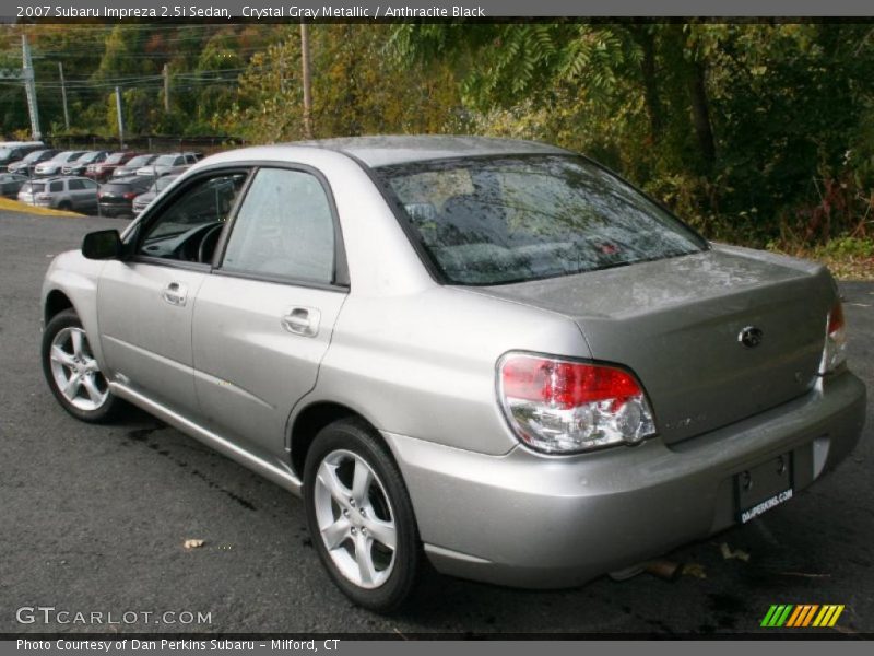 Crystal Gray Metallic / Anthracite Black 2007 Subaru Impreza 2.5i Sedan