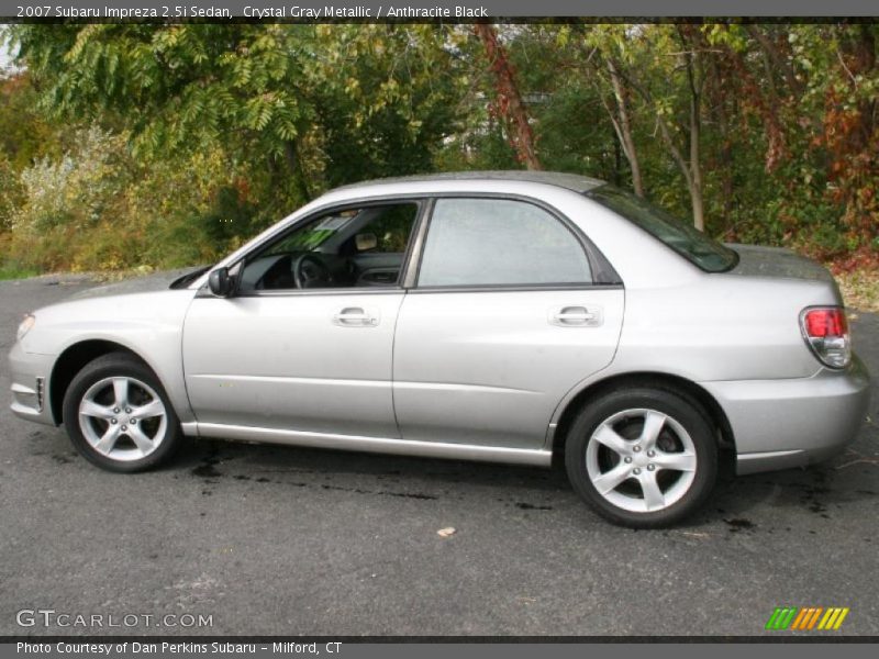 Crystal Gray Metallic / Anthracite Black 2007 Subaru Impreza 2.5i Sedan