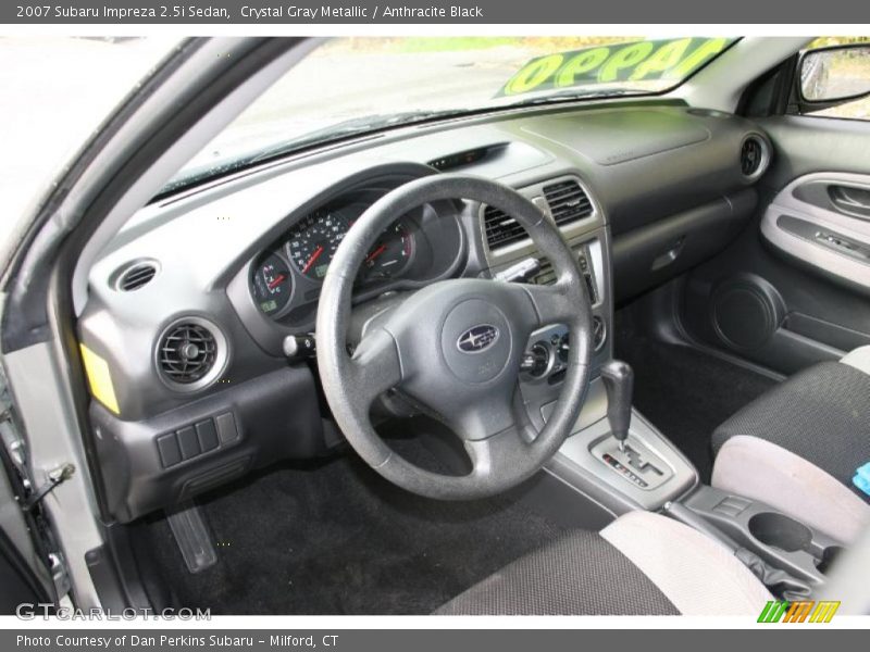 Crystal Gray Metallic / Anthracite Black 2007 Subaru Impreza 2.5i Sedan
