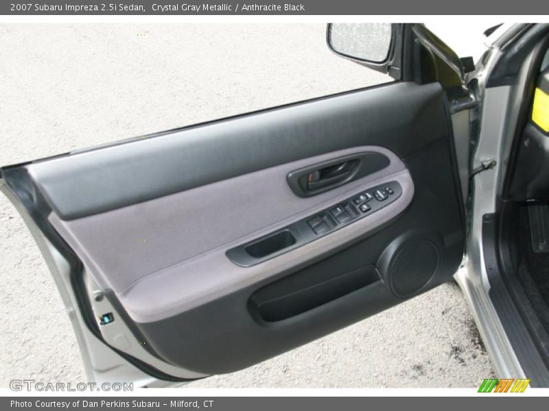 Crystal Gray Metallic / Anthracite Black 2007 Subaru Impreza 2.5i Sedan