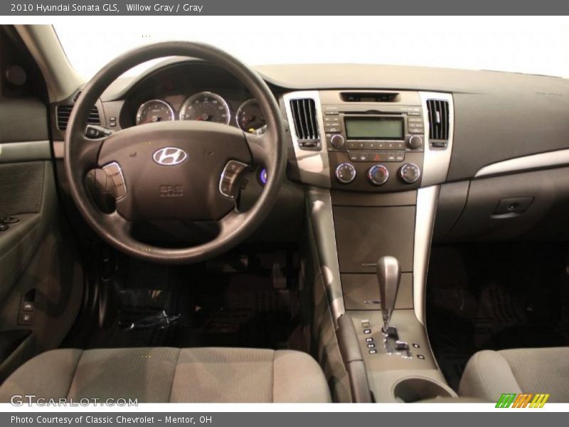 Willow Gray / Gray 2010 Hyundai Sonata GLS