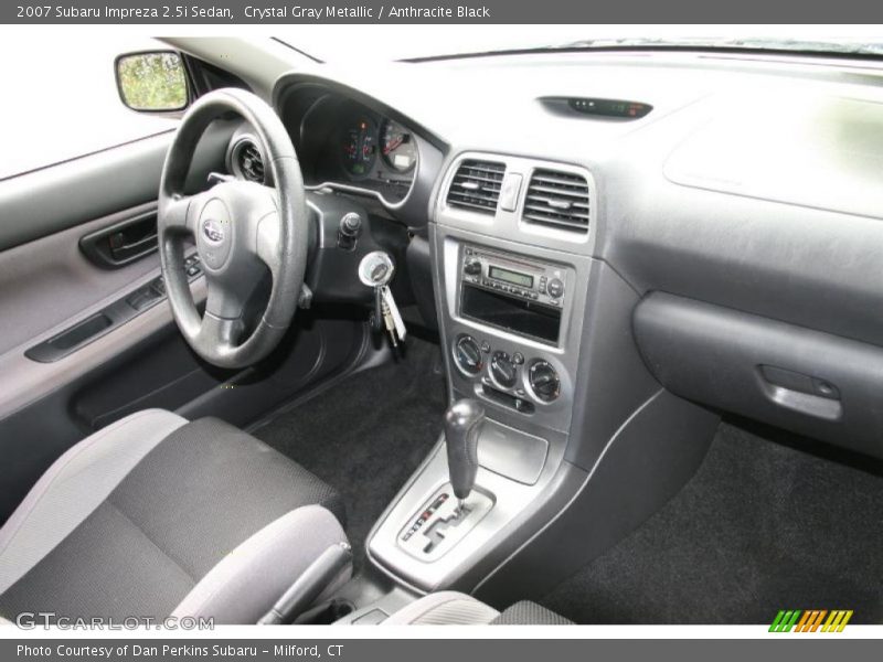 Crystal Gray Metallic / Anthracite Black 2007 Subaru Impreza 2.5i Sedan