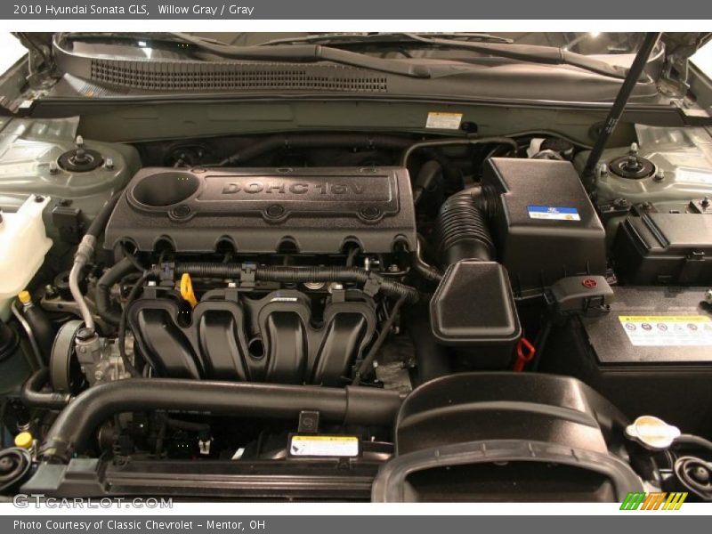 Willow Gray / Gray 2010 Hyundai Sonata GLS