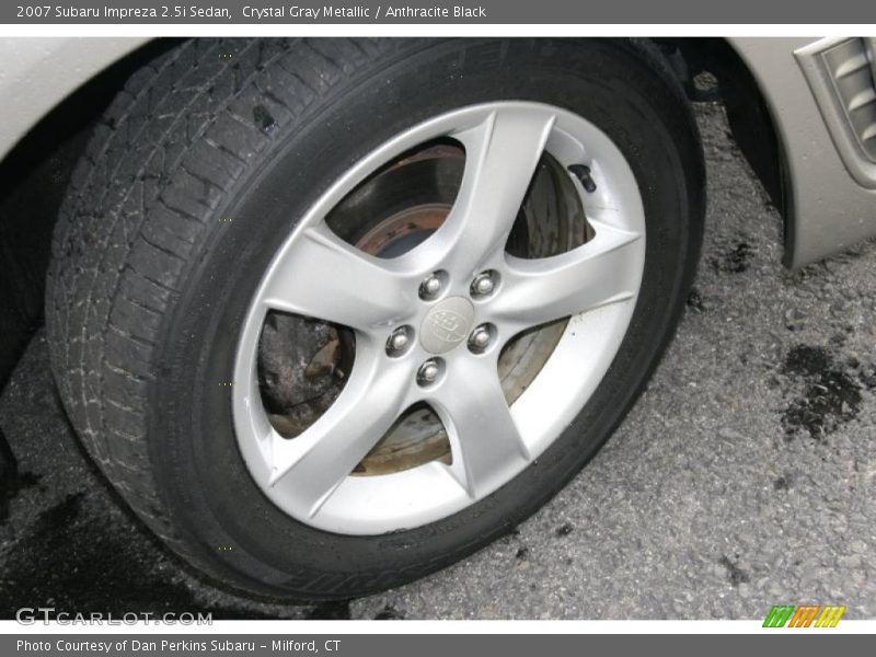 Crystal Gray Metallic / Anthracite Black 2007 Subaru Impreza 2.5i Sedan