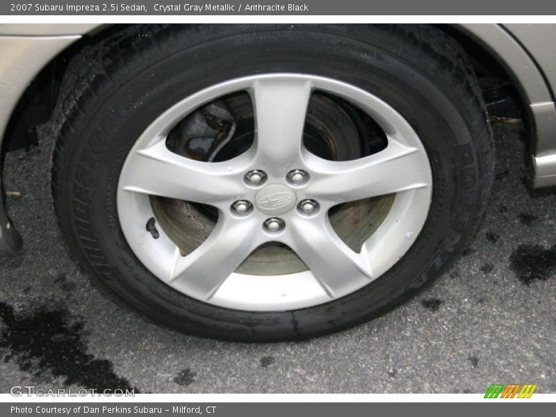 Crystal Gray Metallic / Anthracite Black 2007 Subaru Impreza 2.5i Sedan