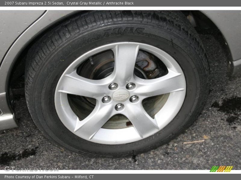 Crystal Gray Metallic / Anthracite Black 2007 Subaru Impreza 2.5i Sedan