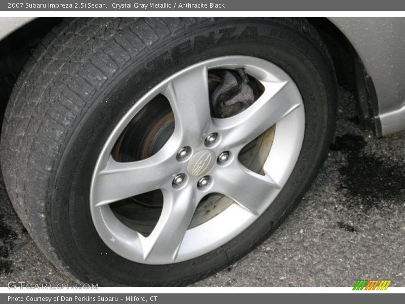 Crystal Gray Metallic / Anthracite Black 2007 Subaru Impreza 2.5i Sedan