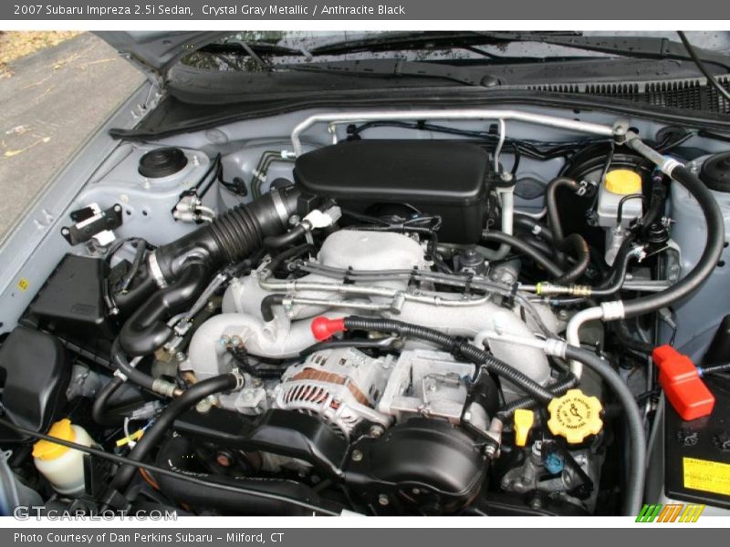 Crystal Gray Metallic / Anthracite Black 2007 Subaru Impreza 2.5i Sedan