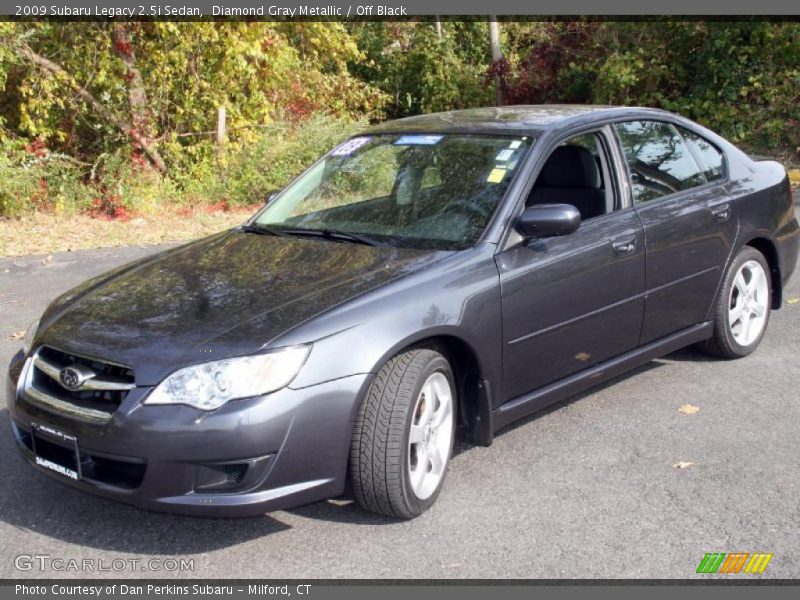 Diamond Gray Metallic / Off Black 2009 Subaru Legacy 2.5i Sedan