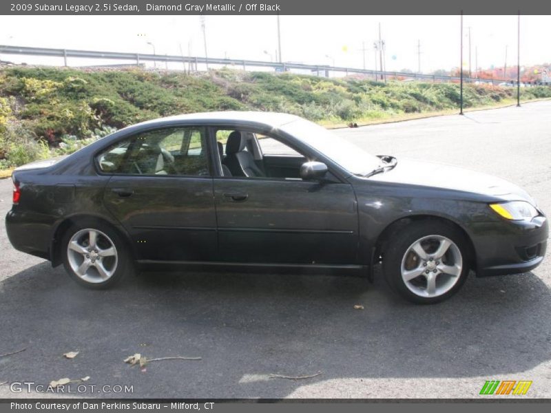 Diamond Gray Metallic / Off Black 2009 Subaru Legacy 2.5i Sedan