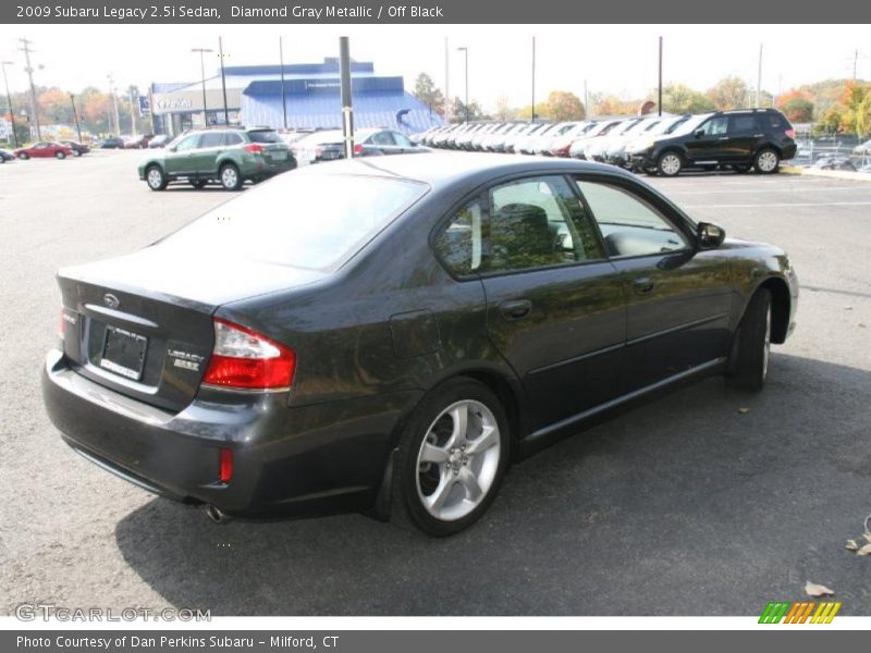 Diamond Gray Metallic / Off Black 2009 Subaru Legacy 2.5i Sedan