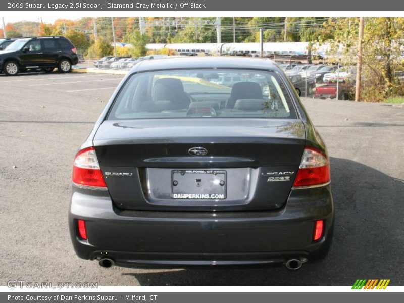 Diamond Gray Metallic / Off Black 2009 Subaru Legacy 2.5i Sedan