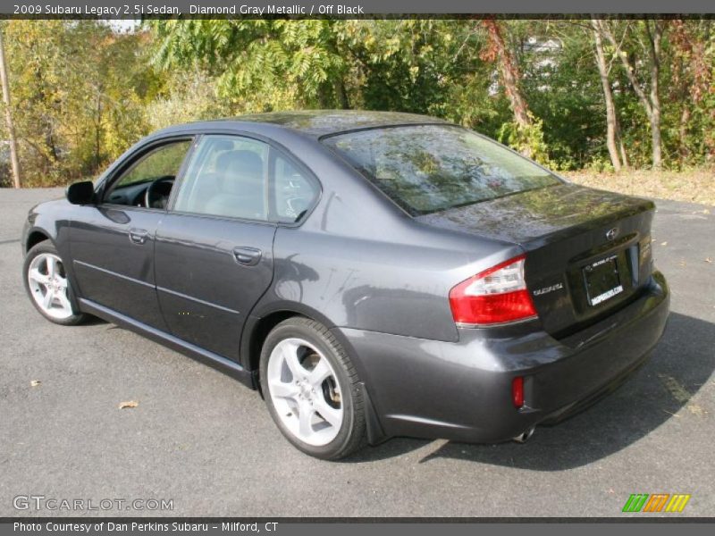 Diamond Gray Metallic / Off Black 2009 Subaru Legacy 2.5i Sedan