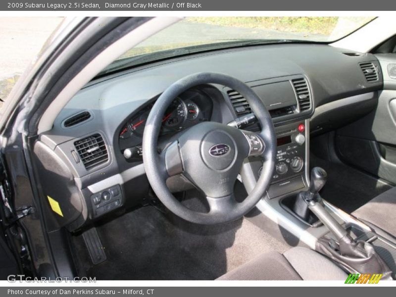 Diamond Gray Metallic / Off Black 2009 Subaru Legacy 2.5i Sedan