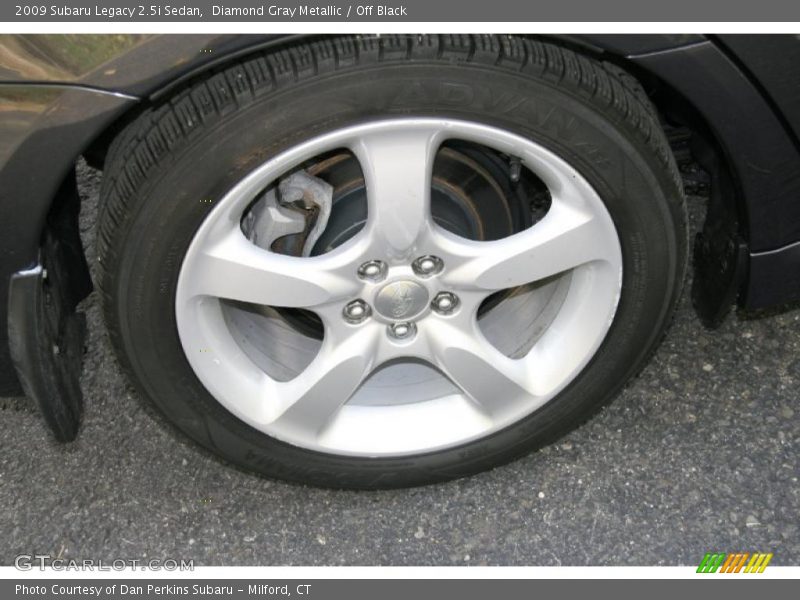 Diamond Gray Metallic / Off Black 2009 Subaru Legacy 2.5i Sedan