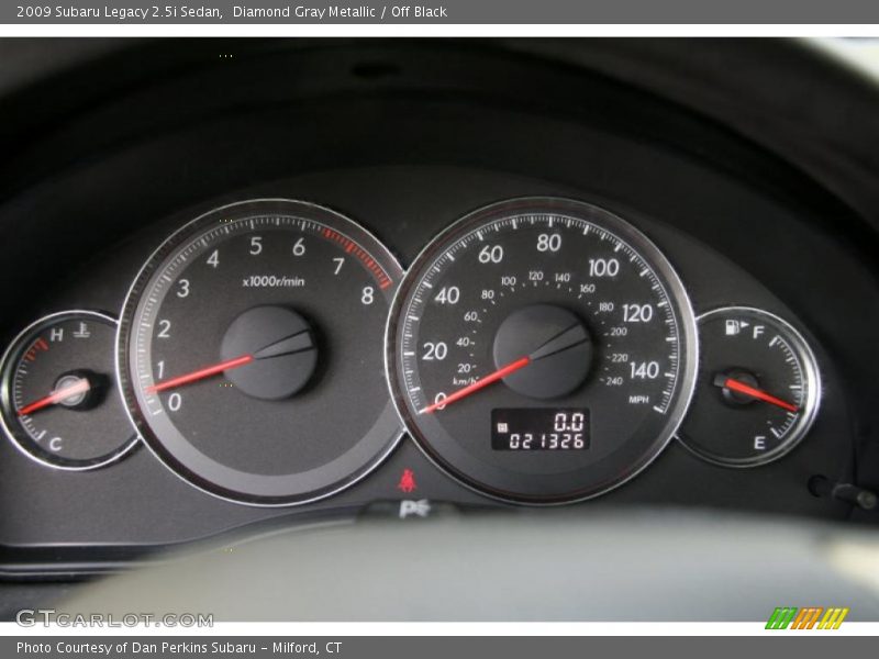 Diamond Gray Metallic / Off Black 2009 Subaru Legacy 2.5i Sedan