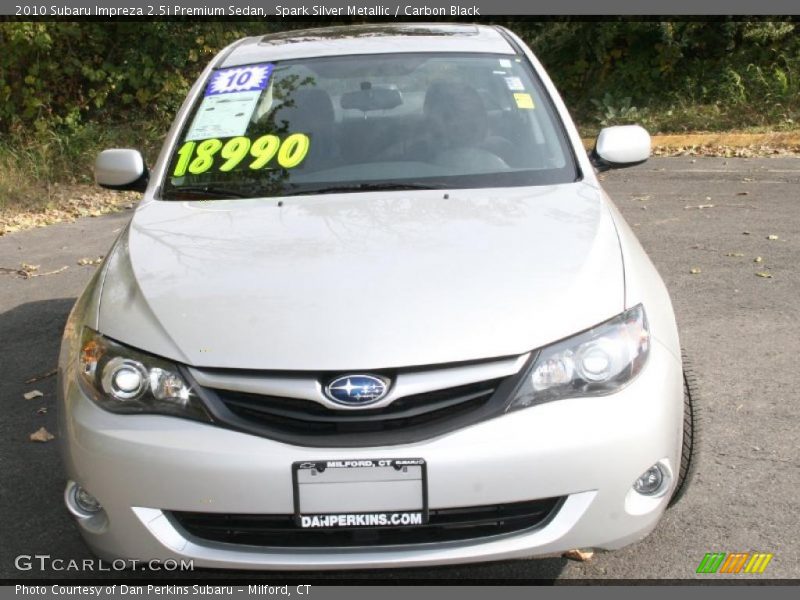 Spark Silver Metallic / Carbon Black 2010 Subaru Impreza 2.5i Premium Sedan