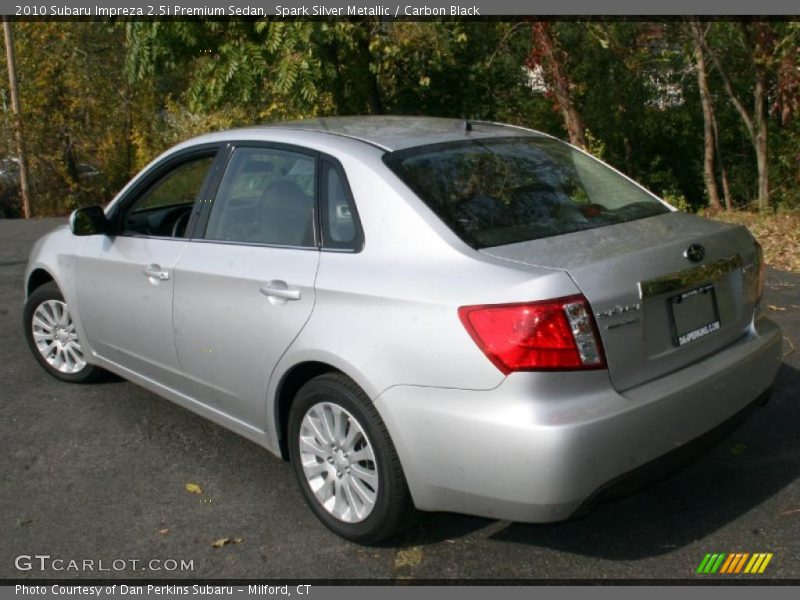 Spark Silver Metallic / Carbon Black 2010 Subaru Impreza 2.5i Premium Sedan