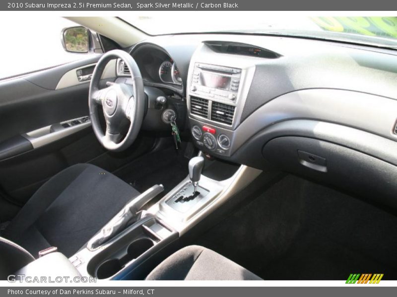  2010 Impreza 2.5i Premium Sedan Carbon Black Interior