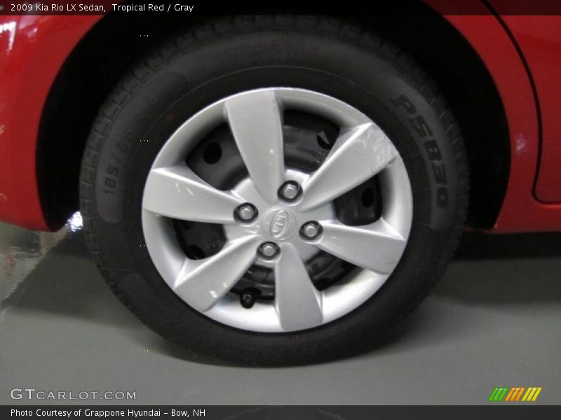 Tropical Red / Gray 2009 Kia Rio LX Sedan