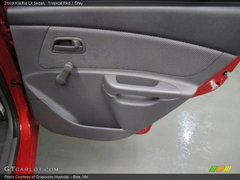 Tropical Red / Gray 2009 Kia Rio LX Sedan