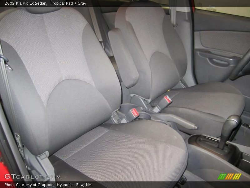 Tropical Red / Gray 2009 Kia Rio LX Sedan