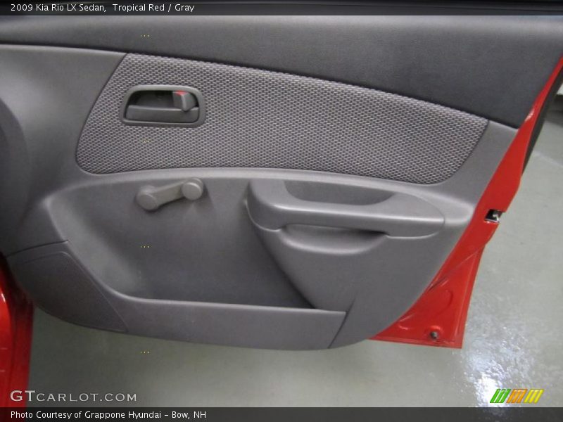 Tropical Red / Gray 2009 Kia Rio LX Sedan