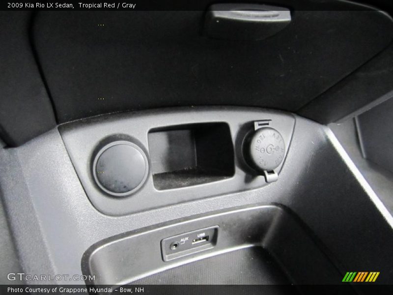 Tropical Red / Gray 2009 Kia Rio LX Sedan