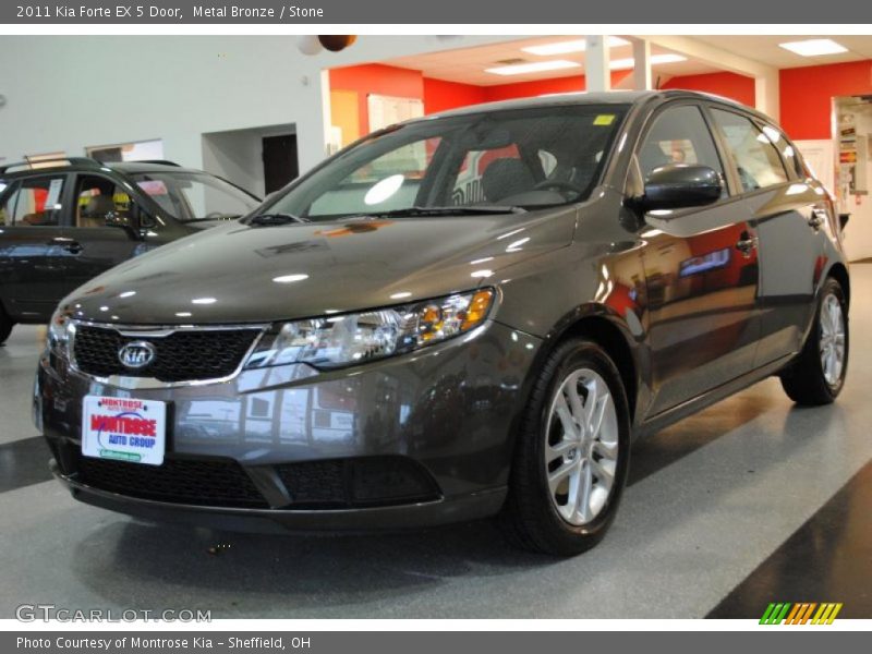 Metal Bronze / Stone 2011 Kia Forte EX 5 Door