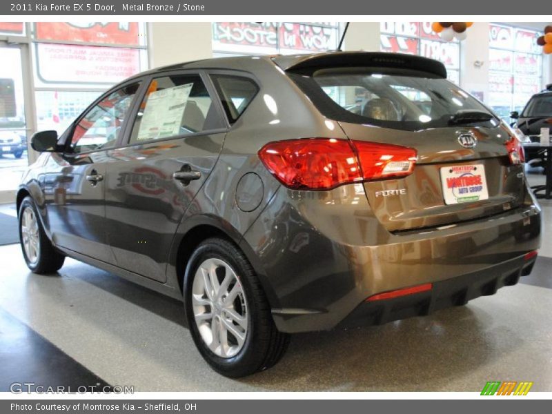 Metal Bronze / Stone 2011 Kia Forte EX 5 Door